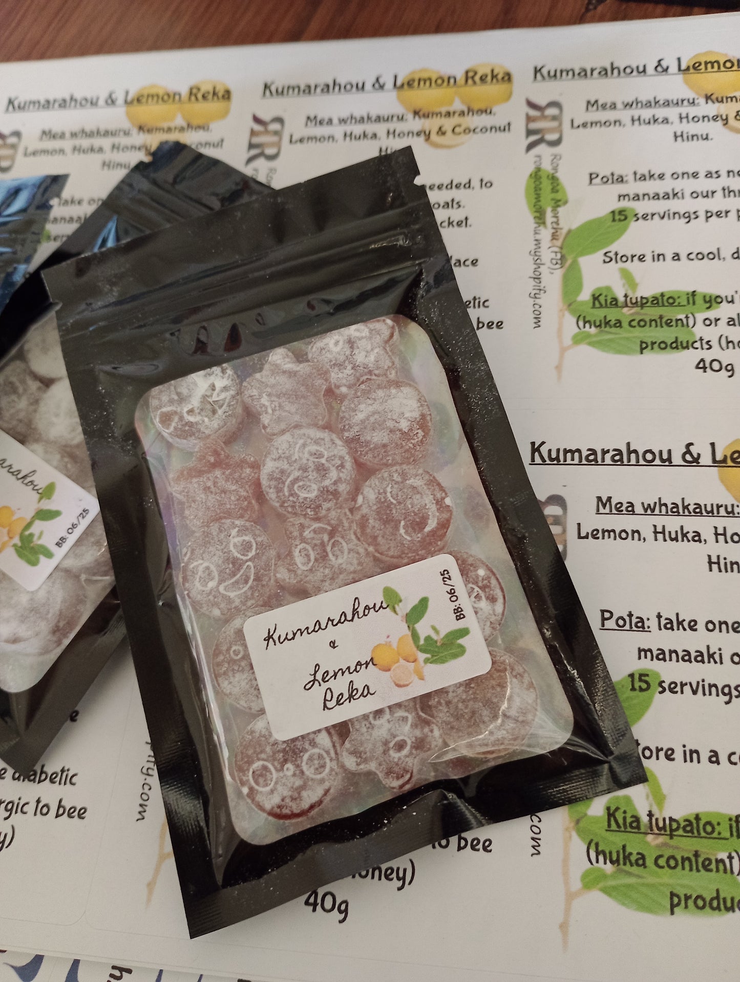 Kumarahou & Lemon Reka (Lozenges) 40g